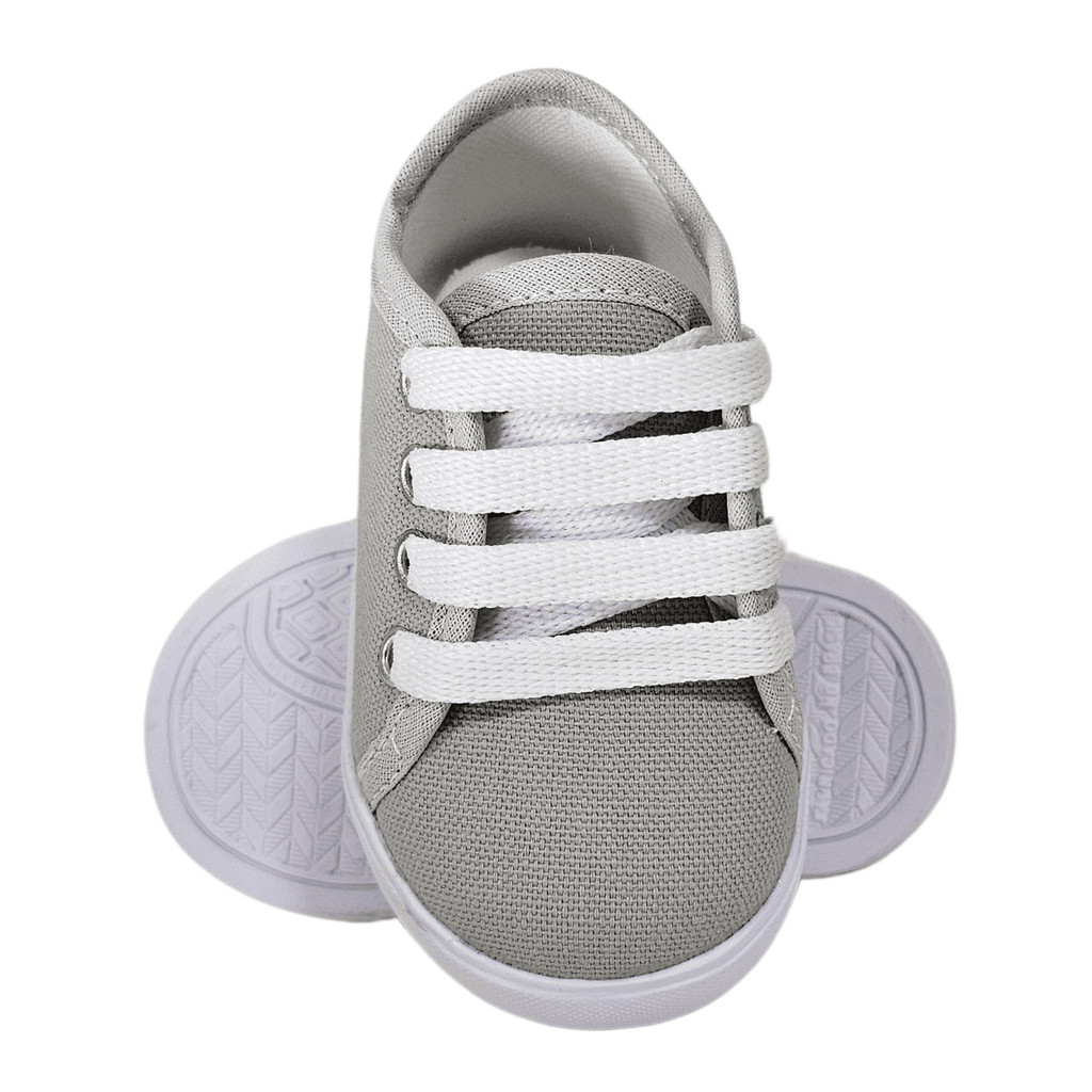 Tenis Infantil Bebê Cano Baixo Lona Liso Customização Escolar Casual Passeio Estilo