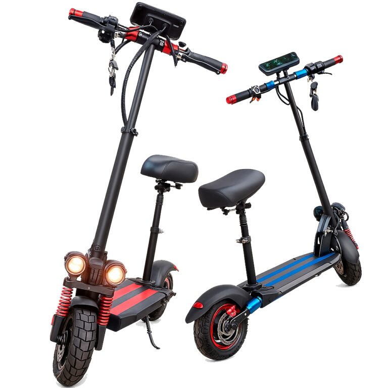 Patinete Elétrico Scooter com Banco Assento 500W 