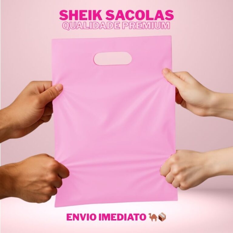 Kit 100 Sacolas Plásticas Palhaço Vazada 20×