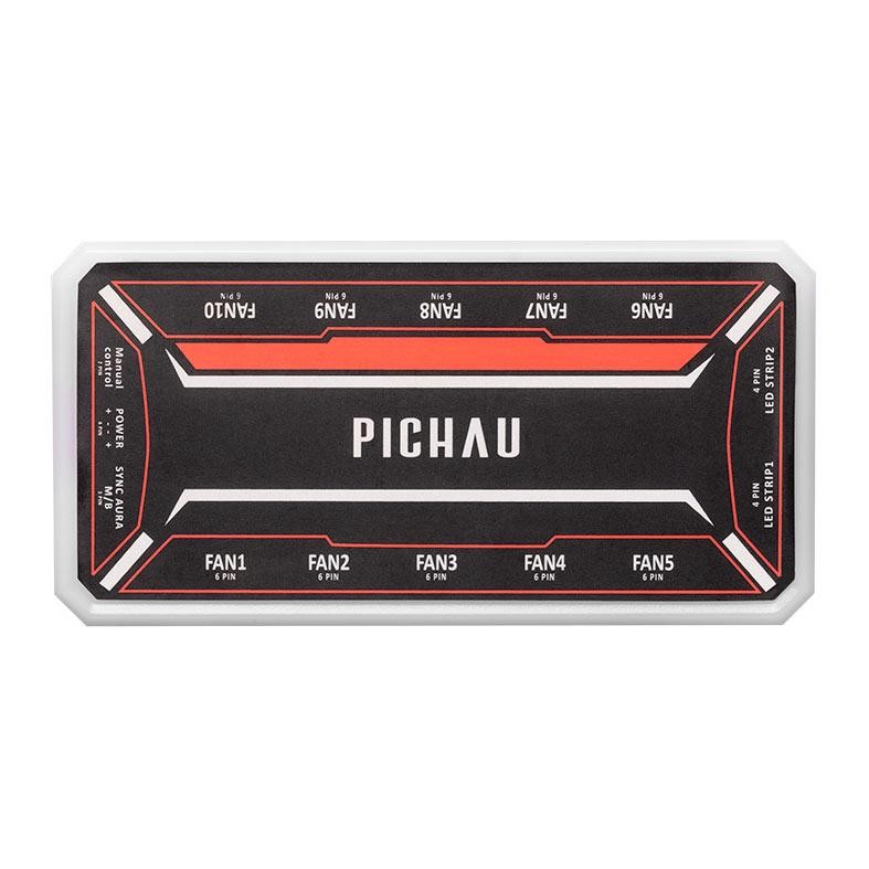 Controladora Pichau Feather X6, ARGB, 10 Portas, PG-FTX6-BK01