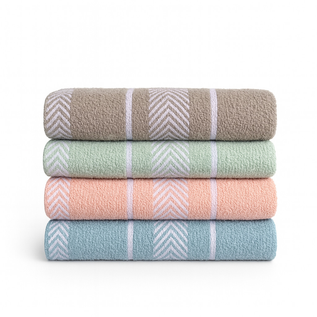 Kit 4 Toalhas de Rosto Pequena 30x66cm Alta Absorção Secagem Rápida para Mãos Lavabo Academia