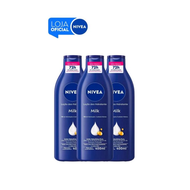 KIT NIVEA Loção Hidratante Milk Pele Seca a Extr