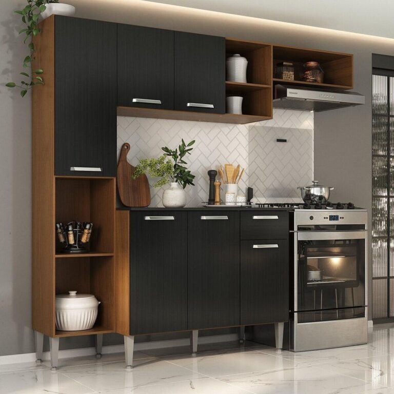 Armário de Cozinha Compacta Smart Multimóveis MP