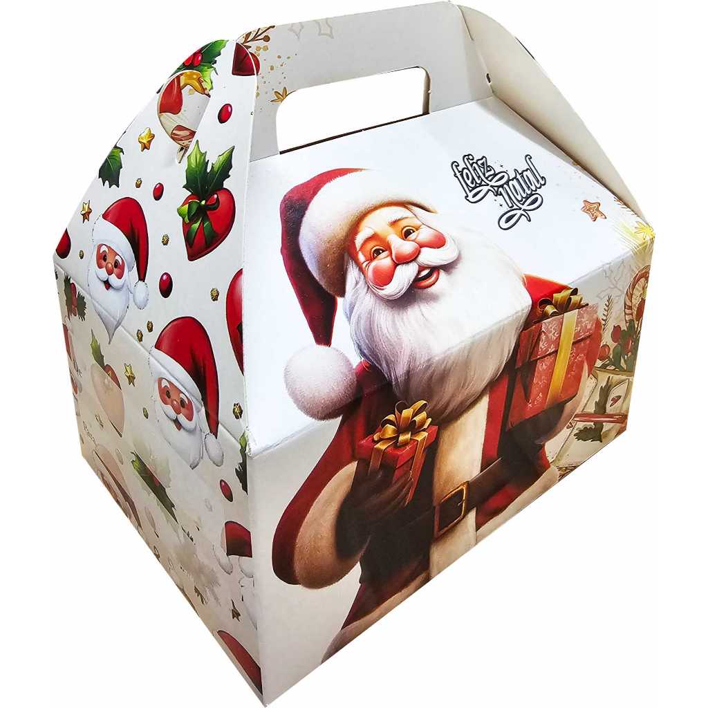 10 Peças – Maletinhas Mini Surpresa – Natal Encantado – Papai Noel