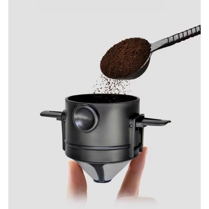 Mini Filtro De Café Chá Coador De Café Reutiliz