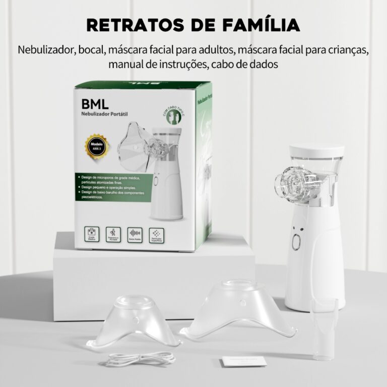 BML Nebulizador Portátil Mini Inalador Silencioso