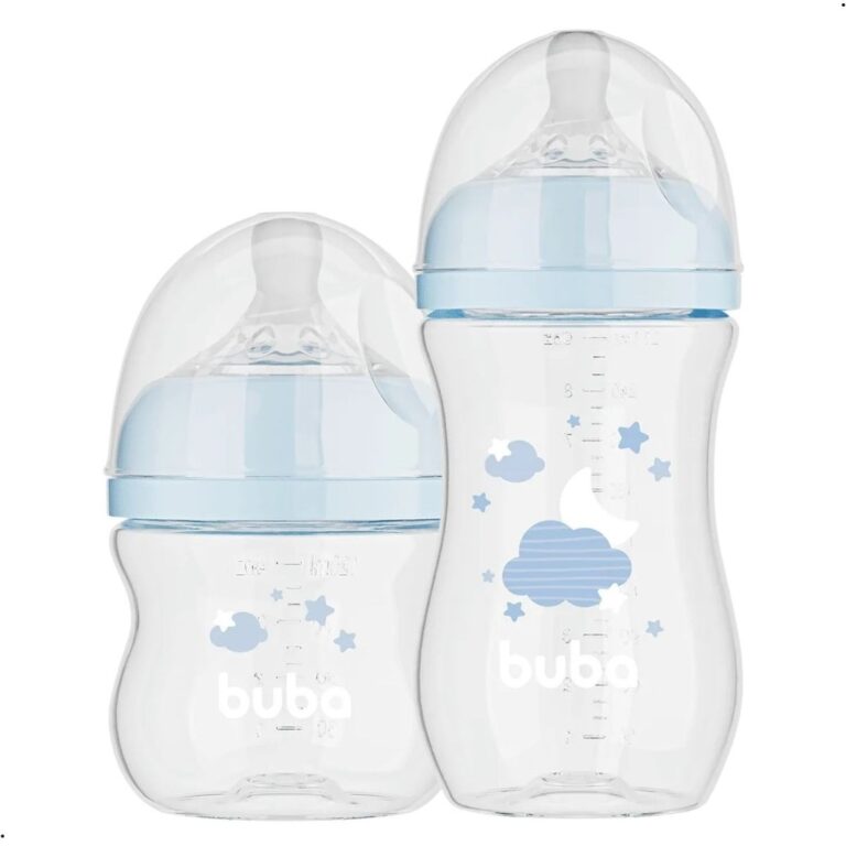Kit Mamadeira Anticólica Buba 120ml e 270ml Easy 