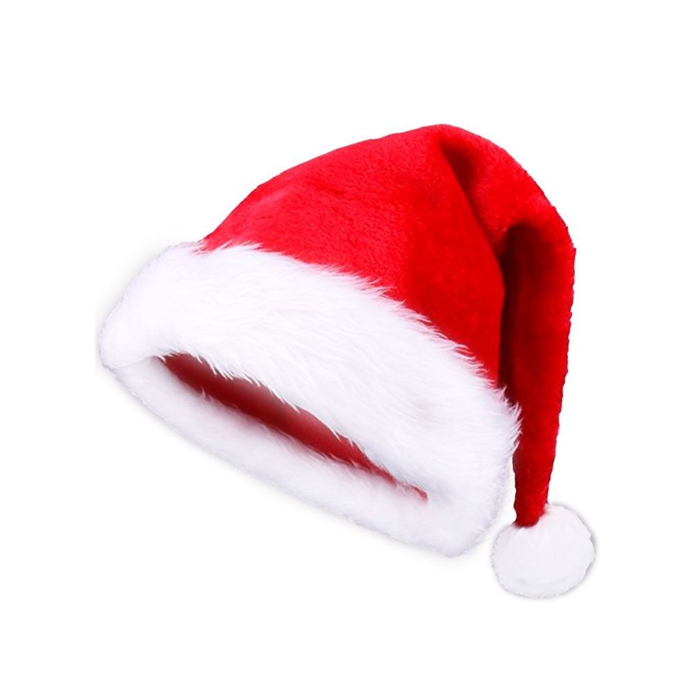 Kit Gorro do Papai Noel Confortável Natalino Fantasia Touca de Natal Veludo 1, 2, 3 ou 4 un Árvore d