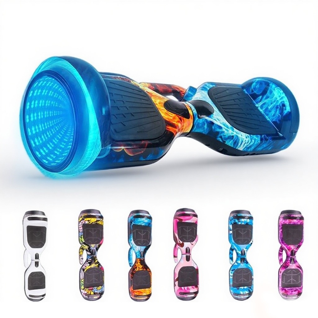 Hoverboard Infantil Skate Elétrico 6.5 Led Bluetooth Bateria Grande Capacidade Motor Brushless -P10