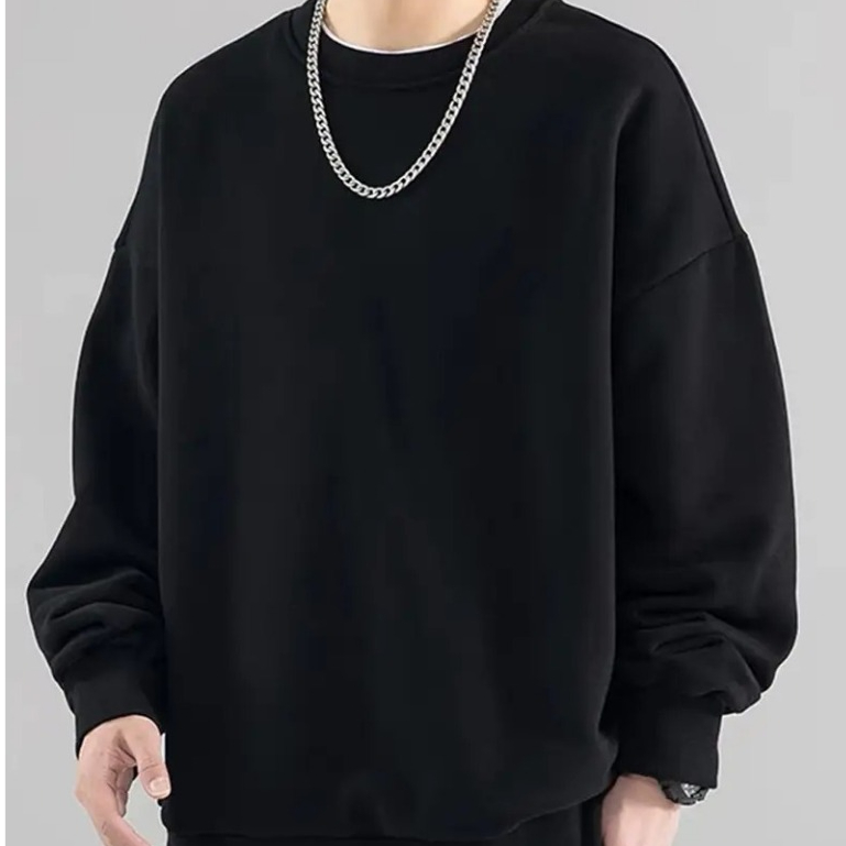 Moletom Careca Gola Redonda Sueter Unissex Masculi