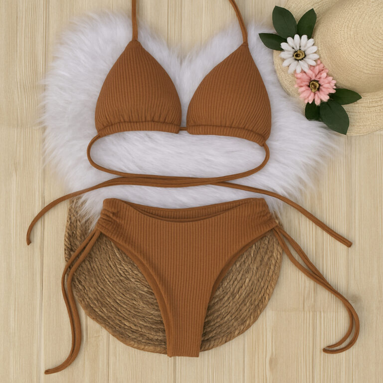 Biquini feminino com BOJO fio duplo cortininha bik