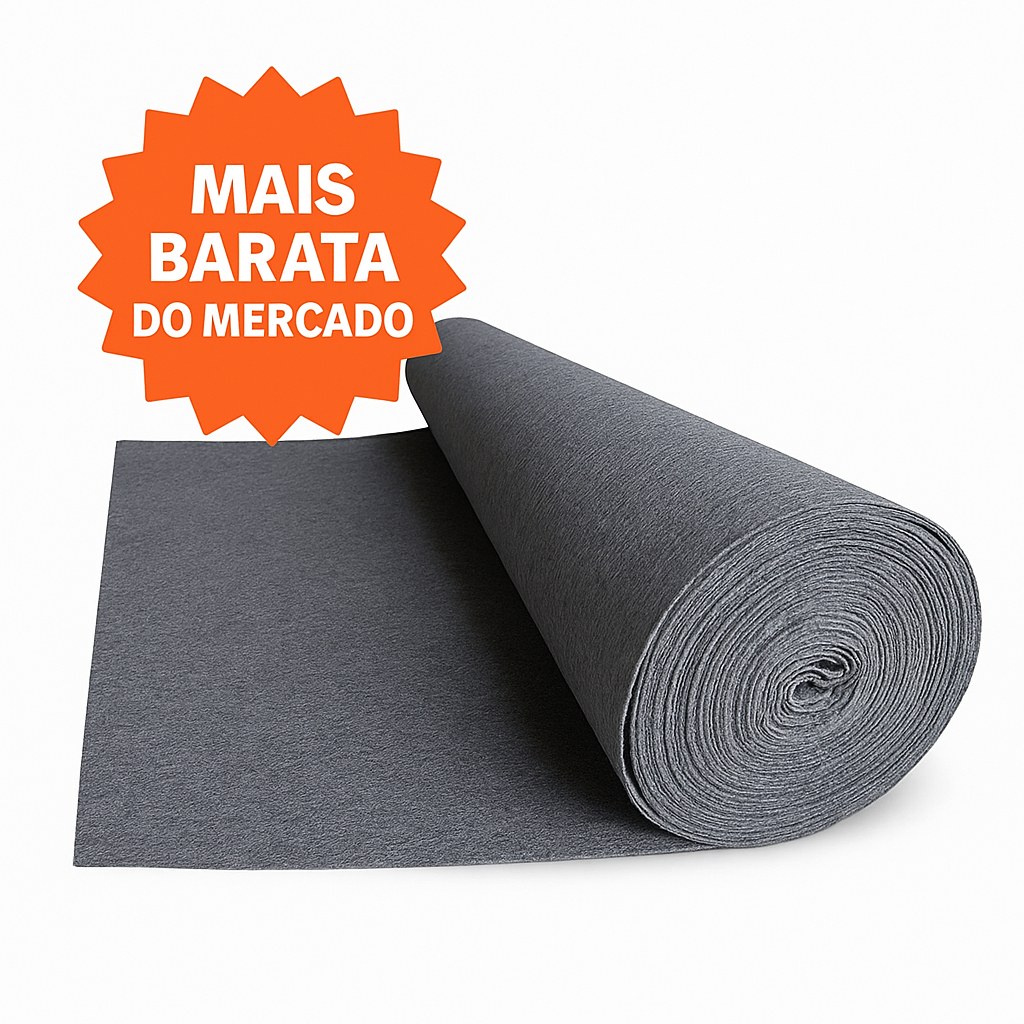 Manta Bidim Geotêxtil Tecido Drenante Piso Jardim Cultivo 2,30×2,20m