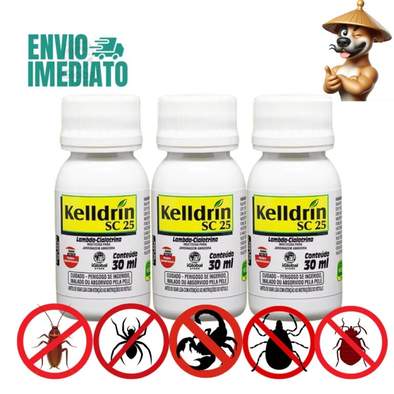 KIT 3 Unidades Kelldrin Sc25 30ml – Barata, 