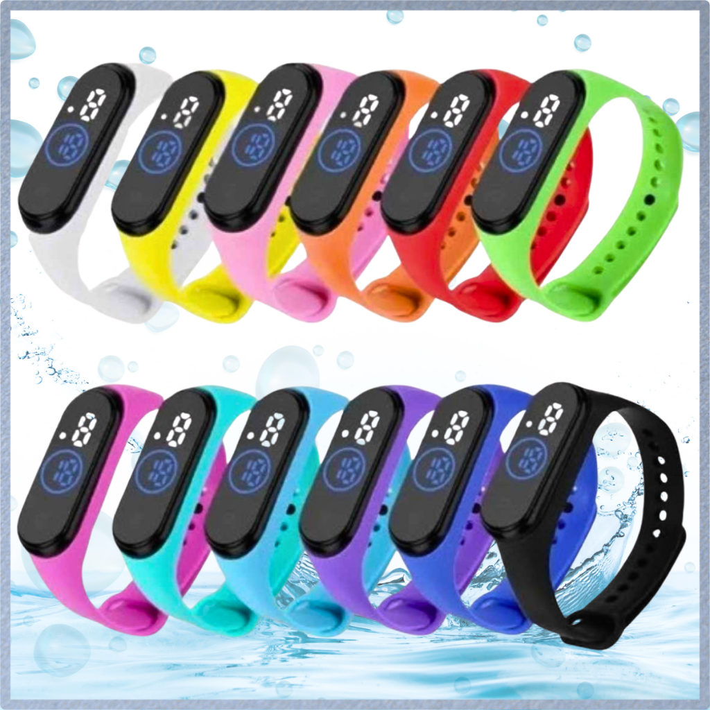 Kit 5-25 Relógio Led A Prova DÁgua Festa Lembrancinha Atacado Revenda Presente Adulto Infantil