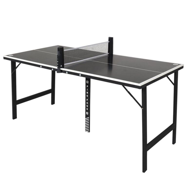 Mini Mesa de Ping-Pong Full Black com Kit 1 Rede R