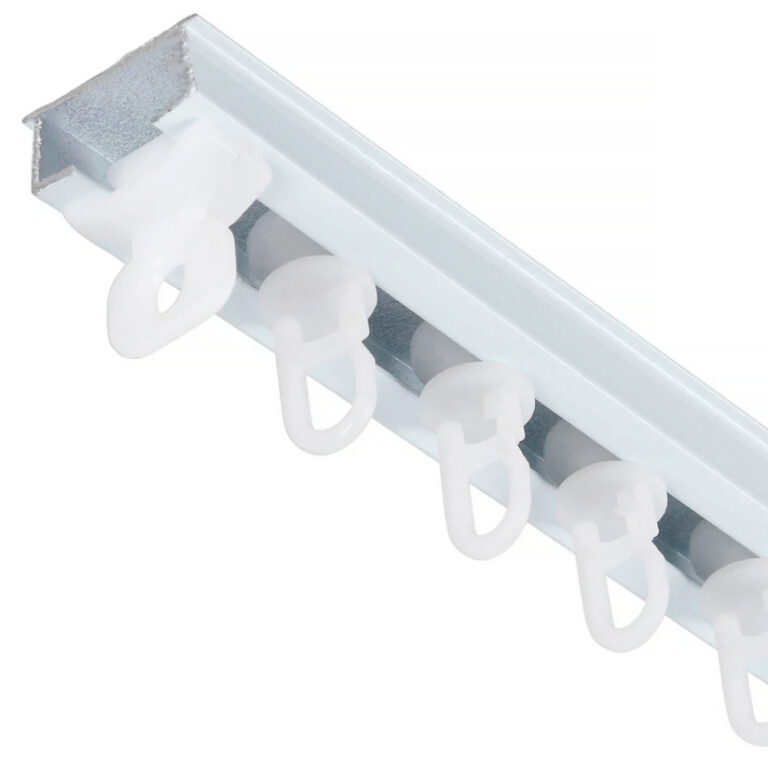 Trilho Suíço Simples Max Alumínio Branco Presil