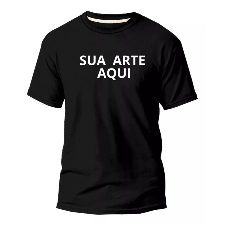 Camiseta Personalizada Unisex 100% Algodão Vária