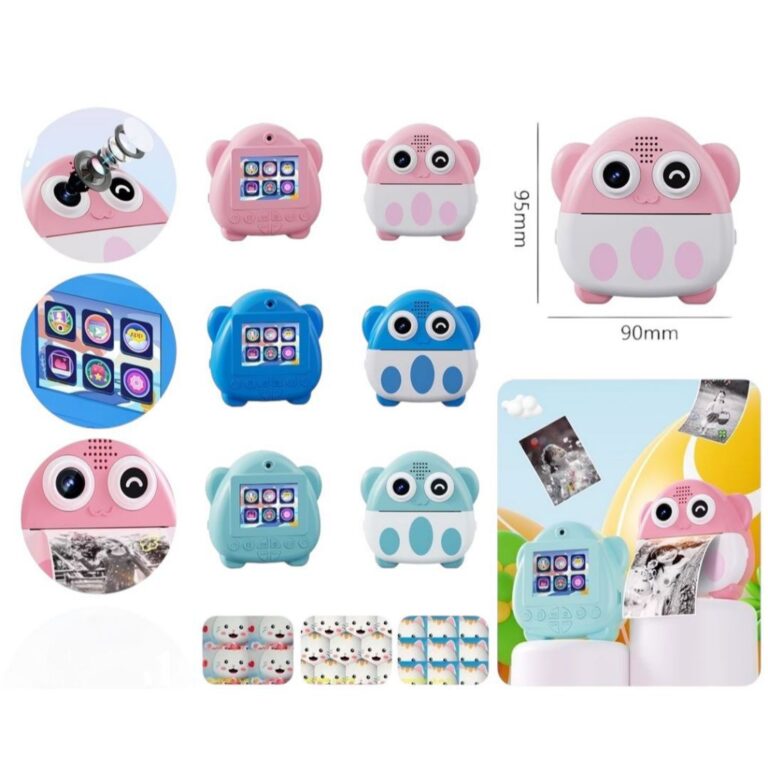 Câmera De Impressão Instantânea Para Crianças 