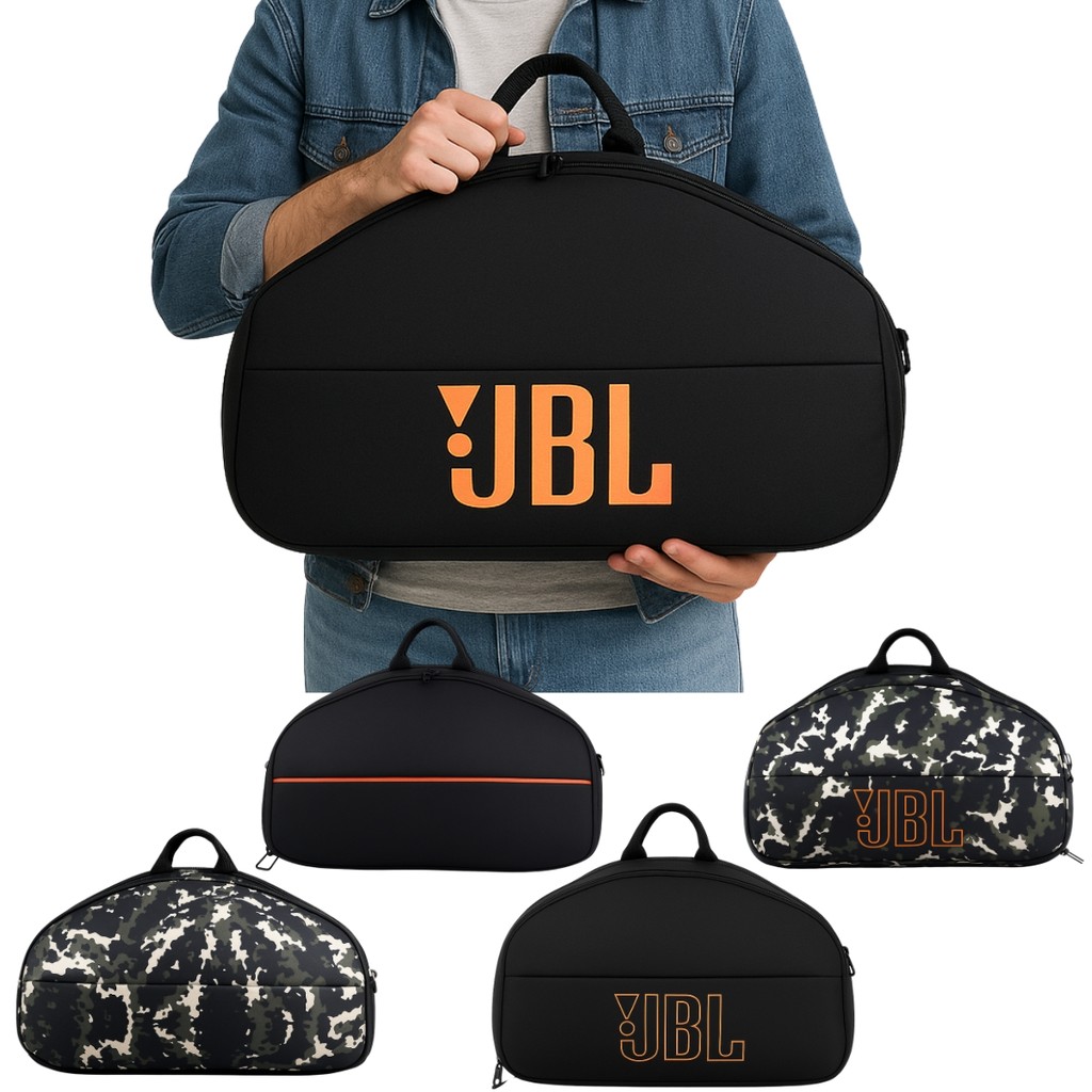 Capa Case de Boombox 1 2 3 4 Acolchoada Bolso Compatível Zíper Reforçado Duplo