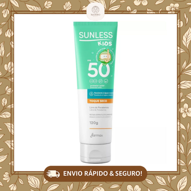 Protetor Solar Sunless Kids FPS50 Toque Seco 120g 