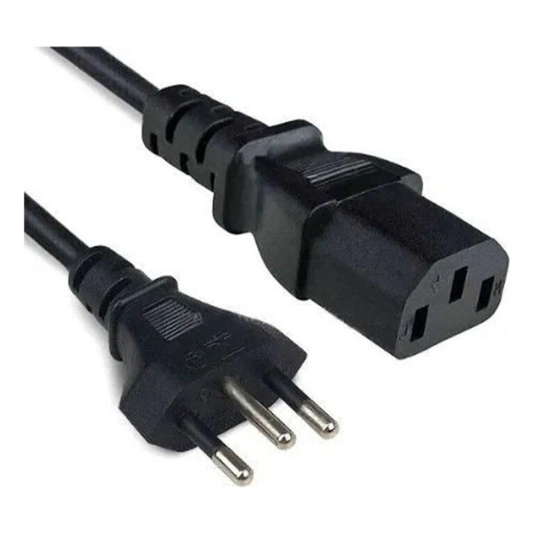 Cabo Força Tripolar 1,50m Fonte Pc Televisão Mon