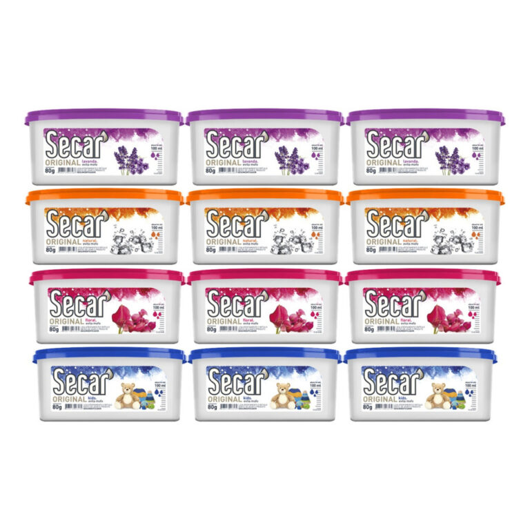 Kit C/ 12un Anti Mofo Secar 80g – Desumidifi