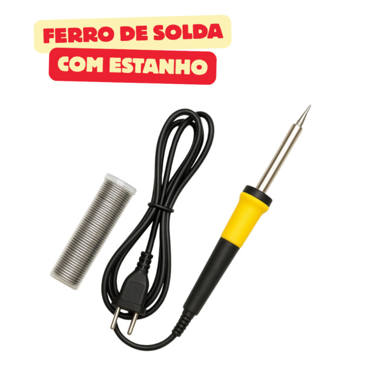 Kit Ferro De Solda Com Estanho 60W Soldador 40W 11