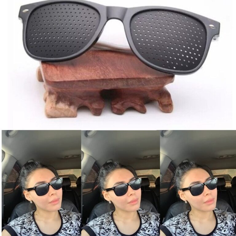 Óculos Reticulado Furadinho estilo vintage