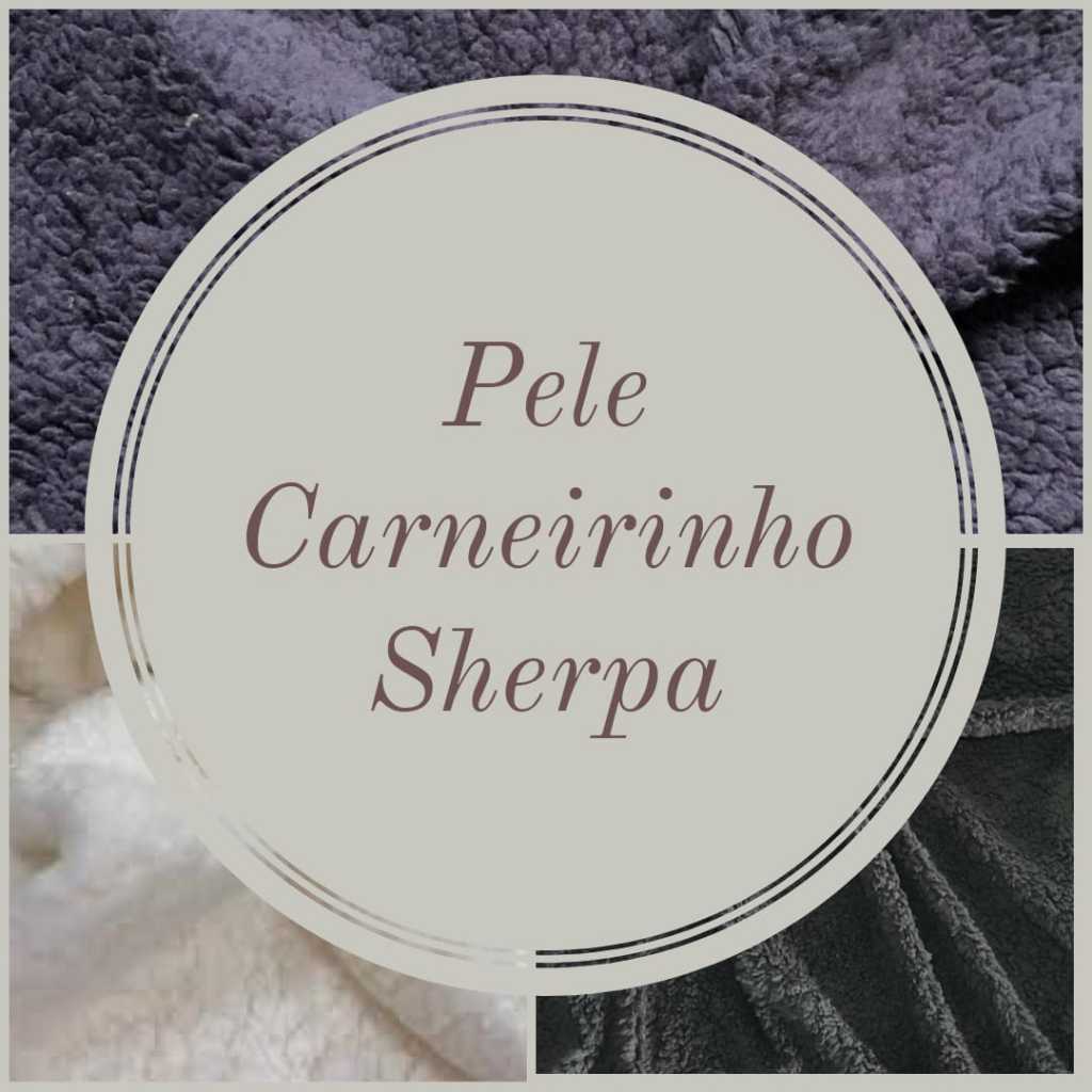 10 METROS TECIDO PELE CARNEIRINHO SHERPA OU CARAPINHA (10M X 1,60M)