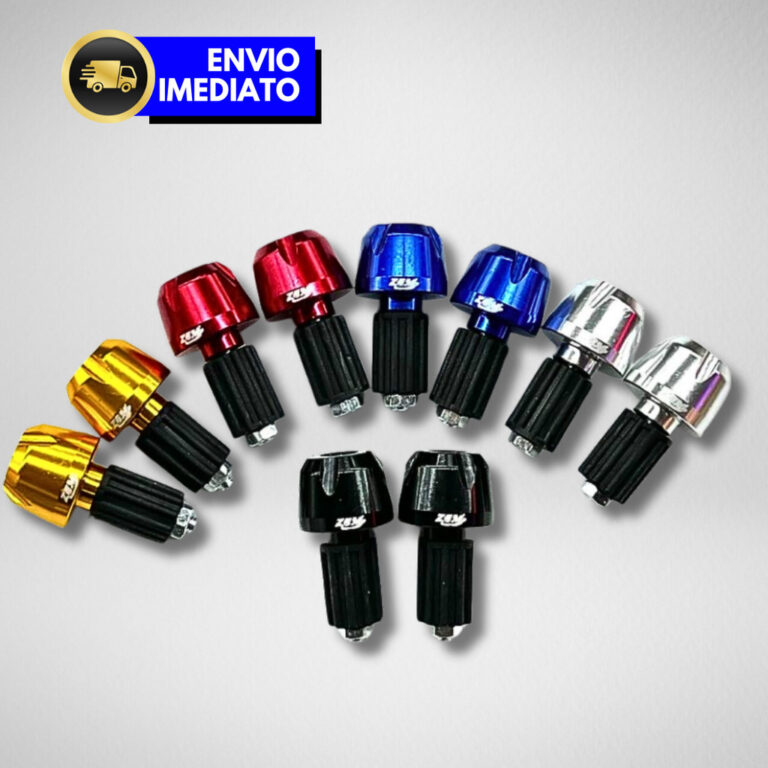 Par Peso para guidão Universal Para Moto Cromado 