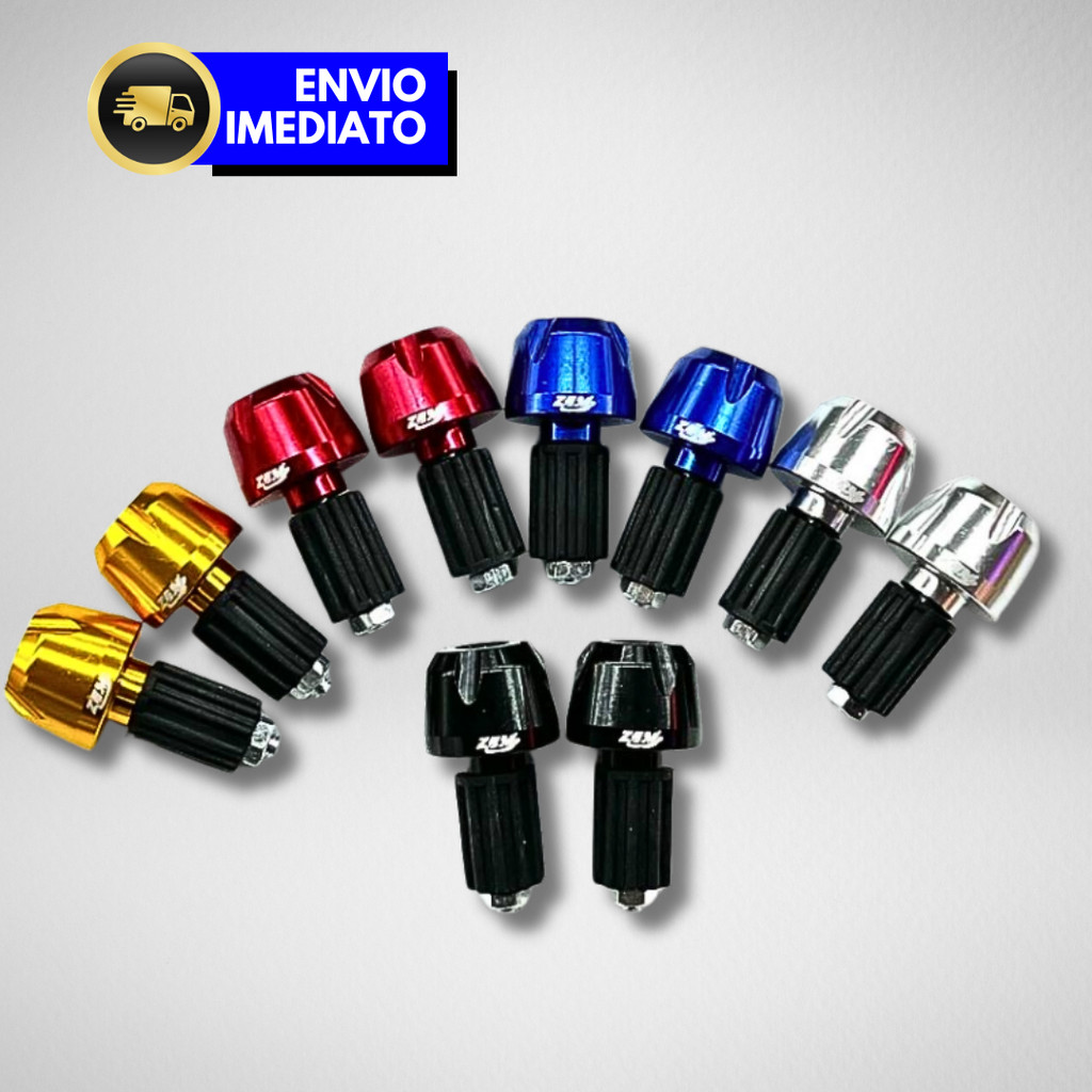 Par Peso para guidão Universal Para Moto Cromado Guidão Alumínio Resistente Kit