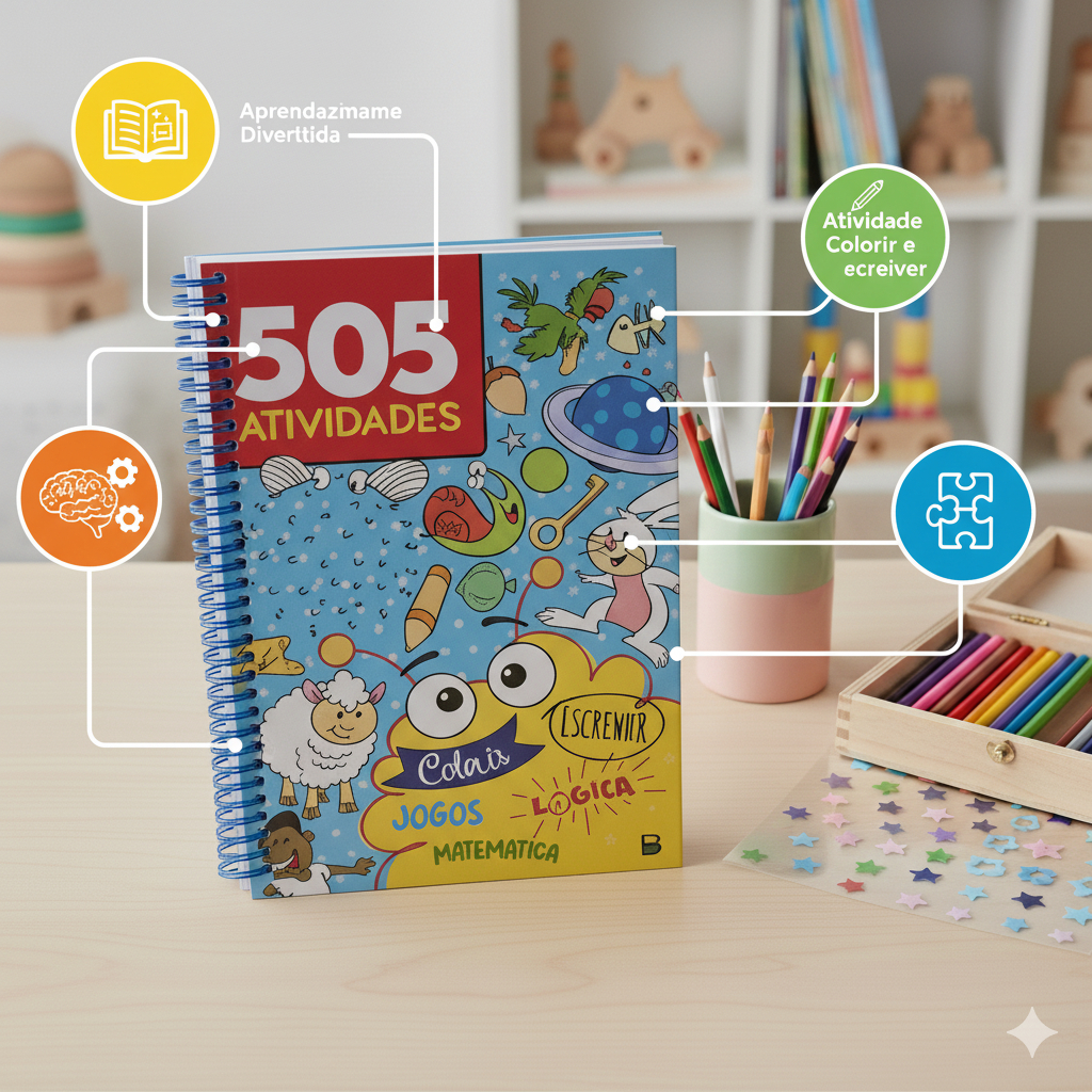 505 Atividades Espiral + de 500 atividades infantis