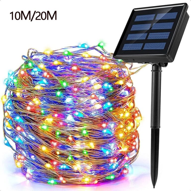 Corda de Luz de Fada Solar – Luz LED Imperme