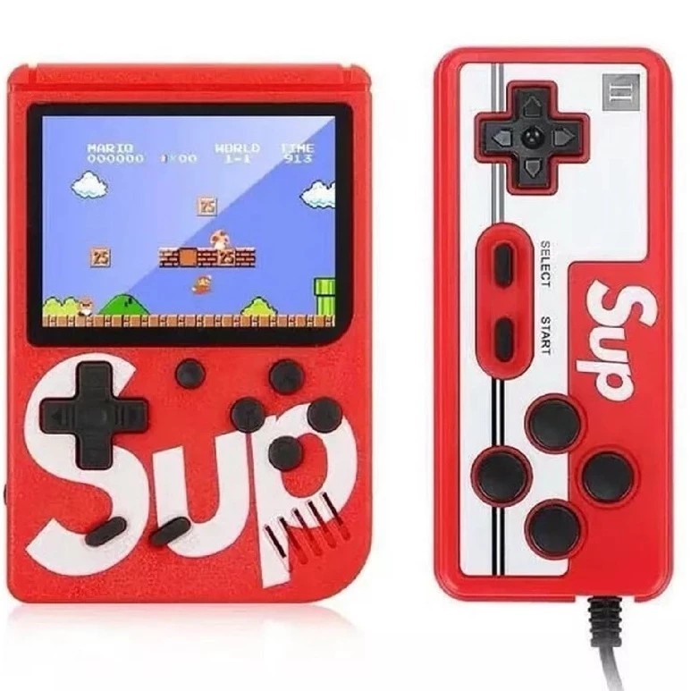 Mini 400 jogos Nintendo, vídeo portátil, jogos clássicos retro, com controle para 2 pessoas