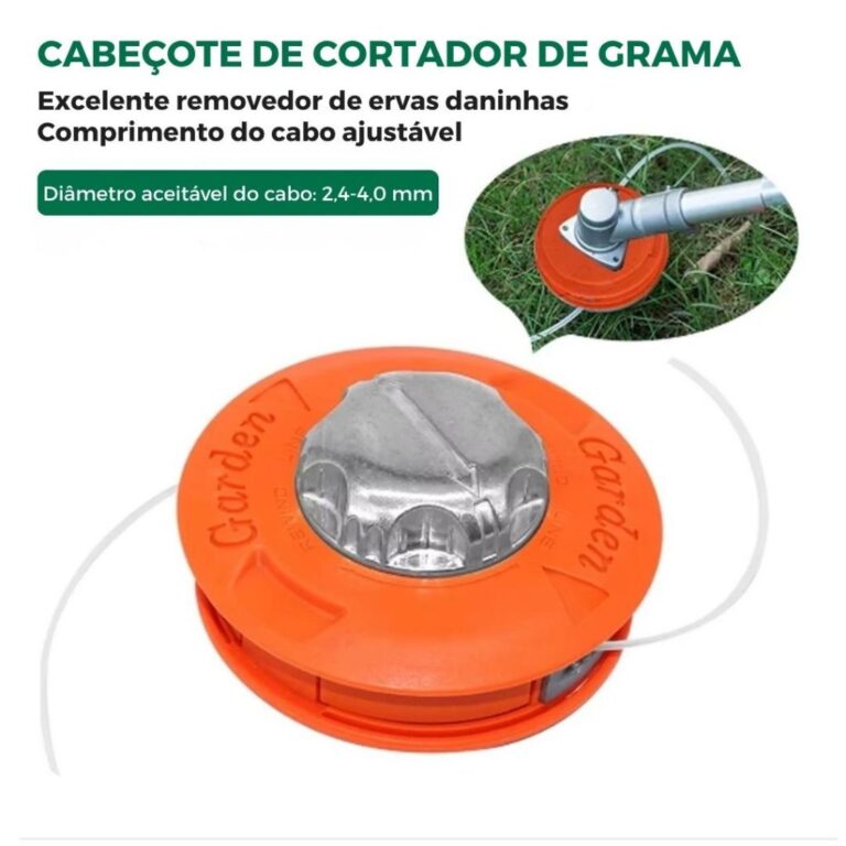 Carretel Automático Carga Fácil Garden P/ Roçad