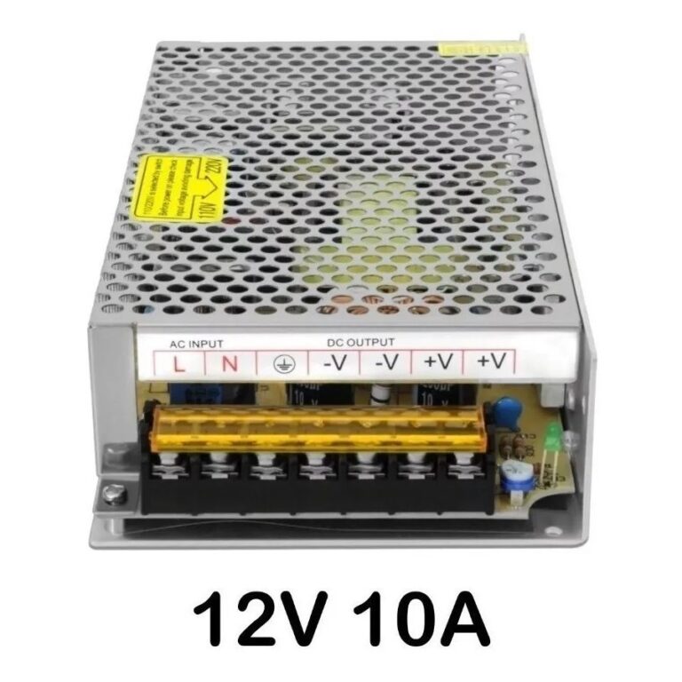 Fonte chaveada 110/220v 50/60 Hz 12V 10A
