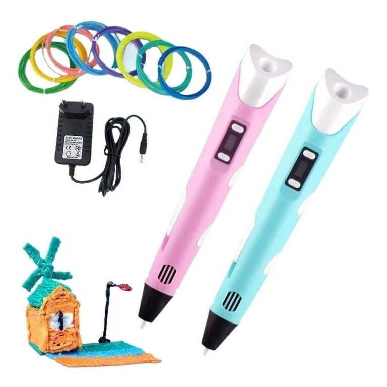 Caneta Impressora 3d Com Filamento Abs + Filamento