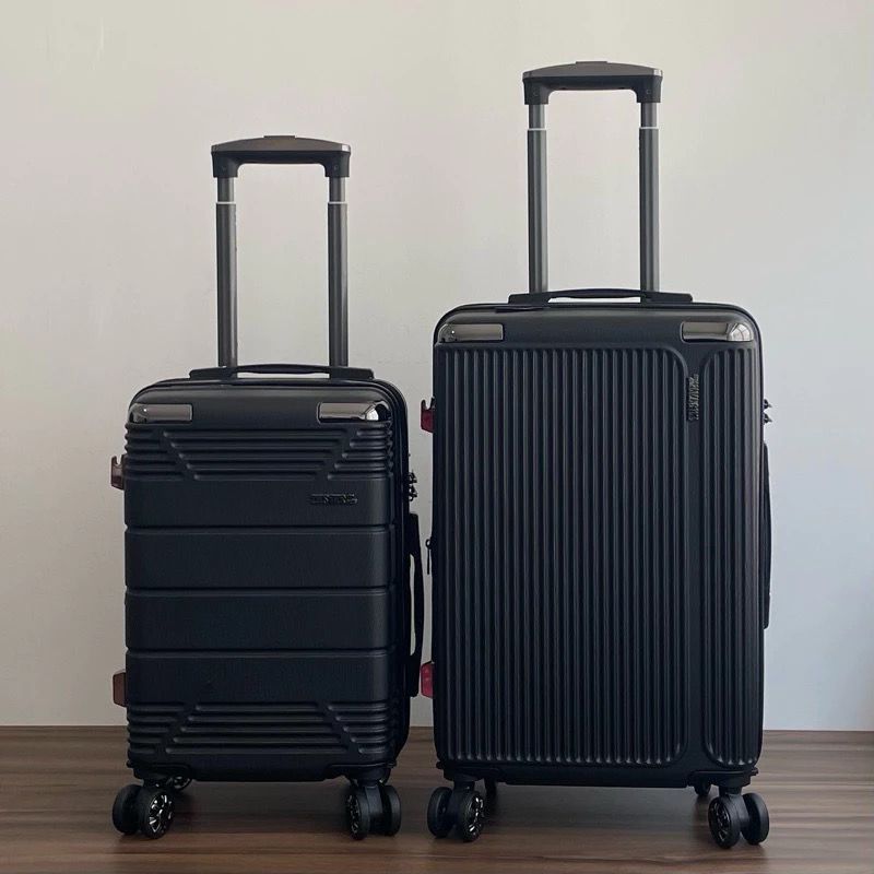 Kit Conjunto 2 peças Mala de Bordo/Viagem,Cadeado,Rodina Removível 360Grau