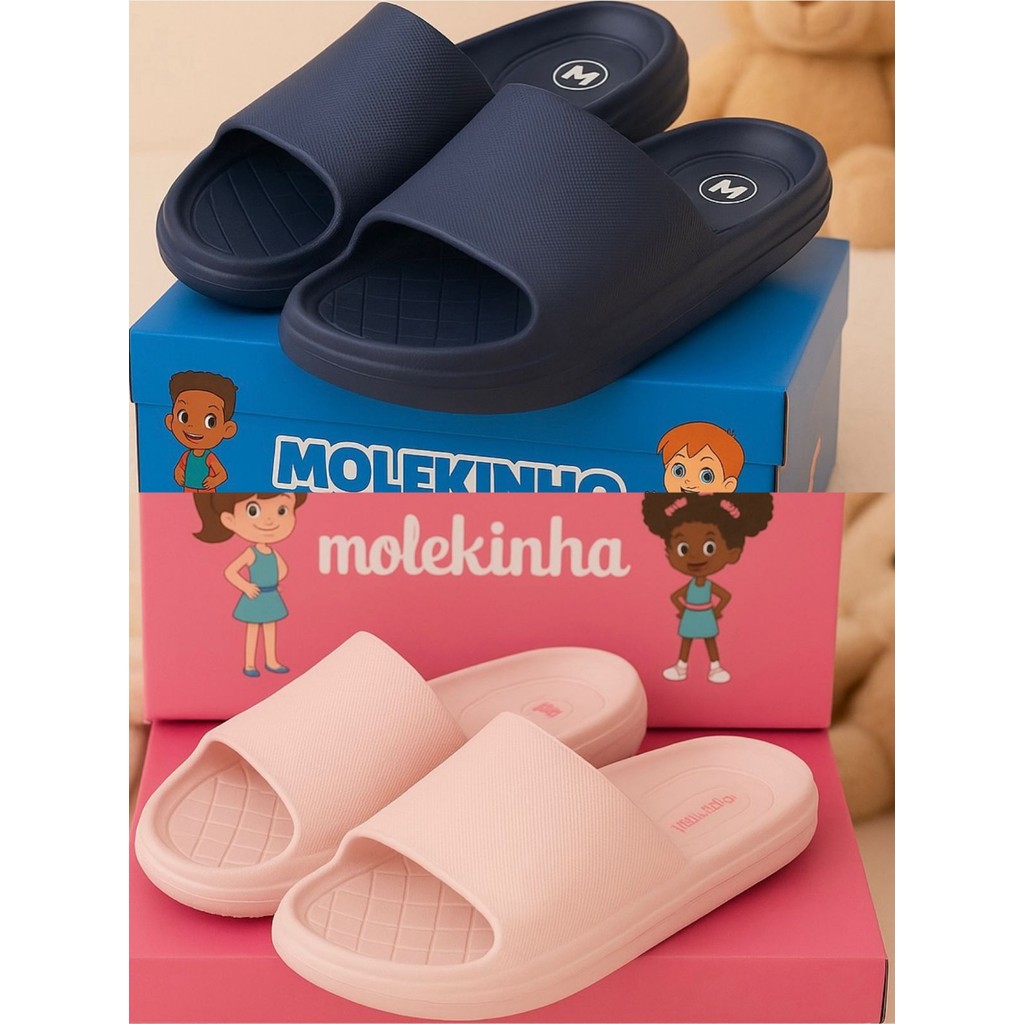 Sandália Infantil Chinelo Eva Anti-Derrapante