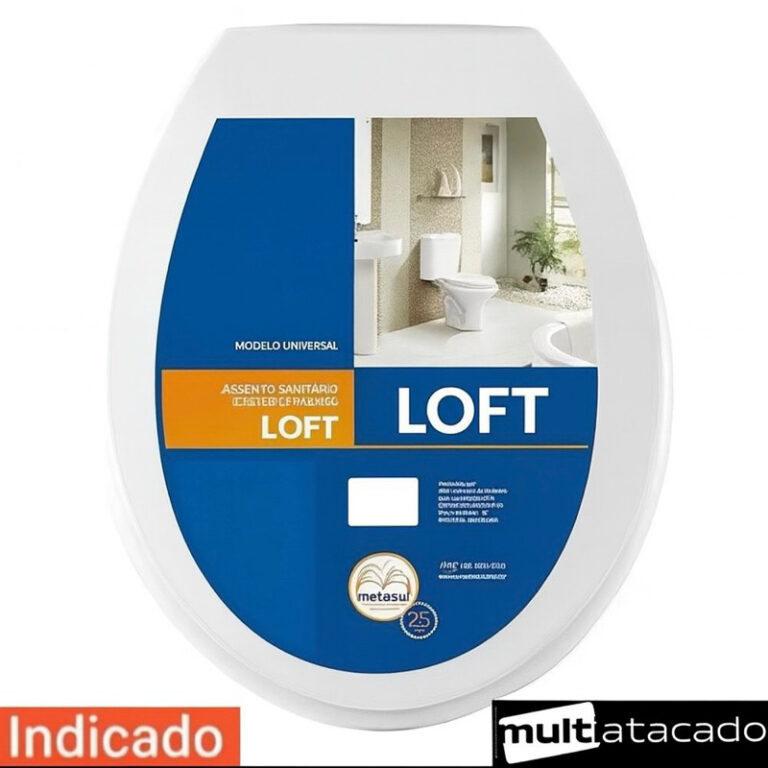 Assento Sanitário Loft Basico Branco Oval Univers