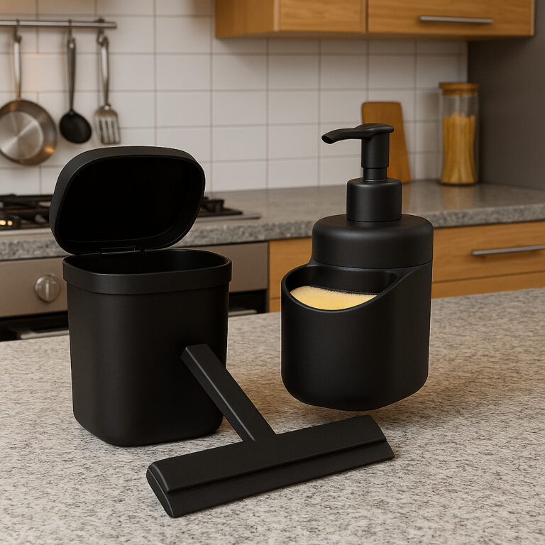 Kit Organização Pia Cozinha Lixeira 3,5 litros D