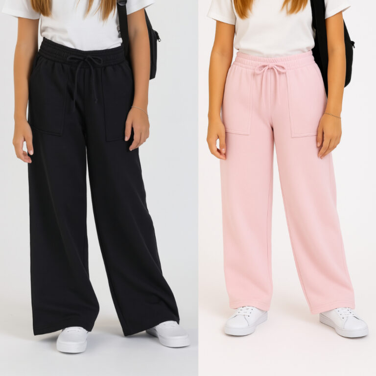 Kit 2 Calça Pantalona Juvenil Infantil Menina em 