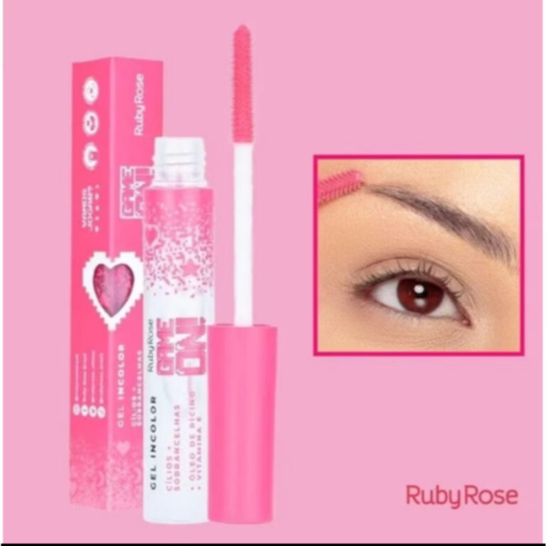 Ruby Rose – Gel Incolor Cílios + Sobrancelh