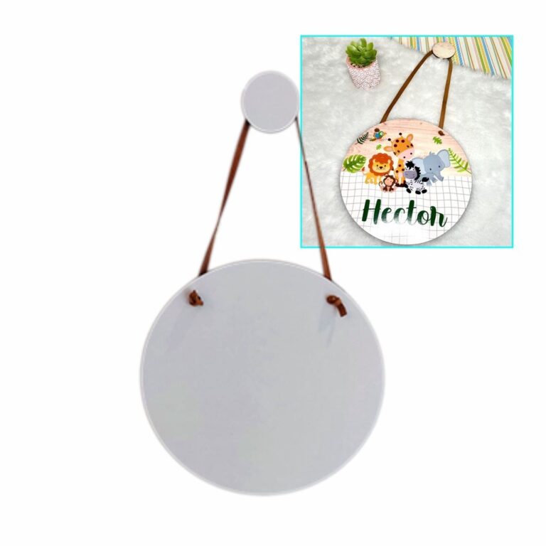 5 Enfeite Porta Maternidade MDF Sublimação Decor