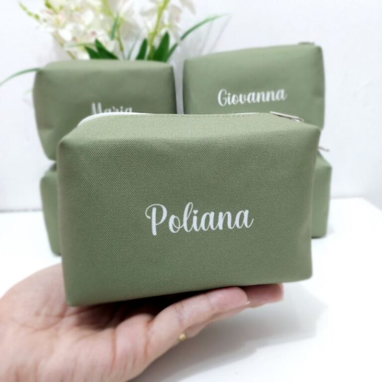 Necesser Mini Box  12×09 Com Inicial Lembranc
