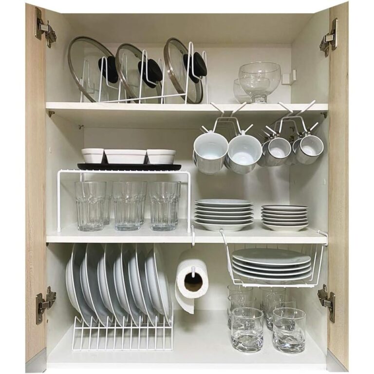 Kit Organizador Armário Tampa Cozinha Xícara Pra