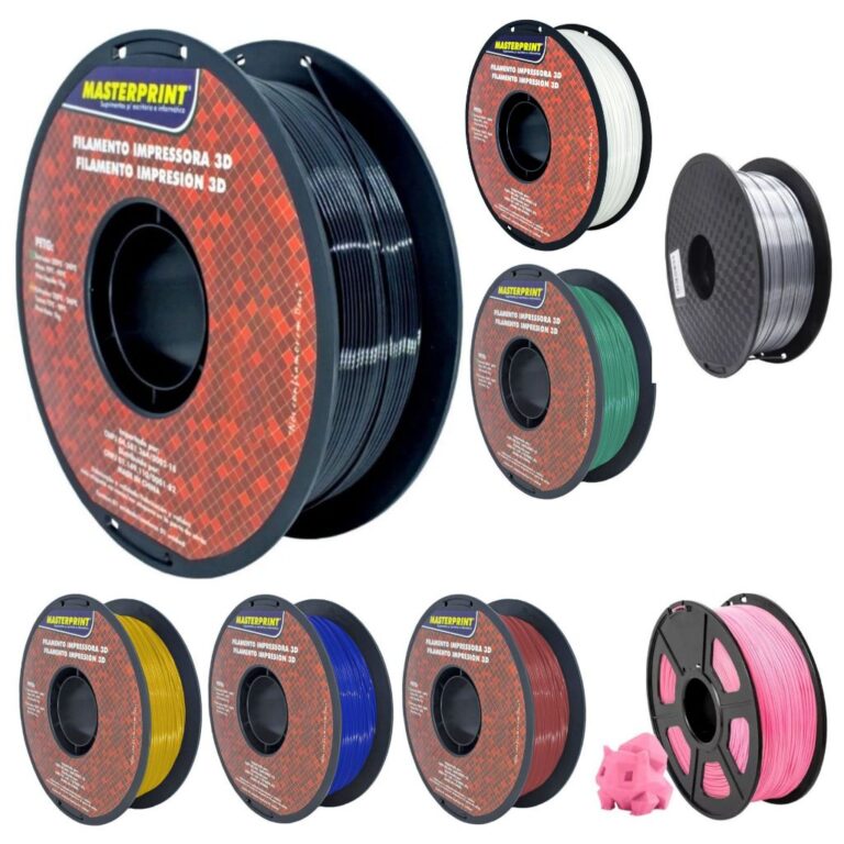 Filamento PETG MasterPrint Premium 1Kg Impressora 