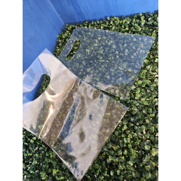 Sacola Boca de Palhaço Cristal Lisa Translúcida 