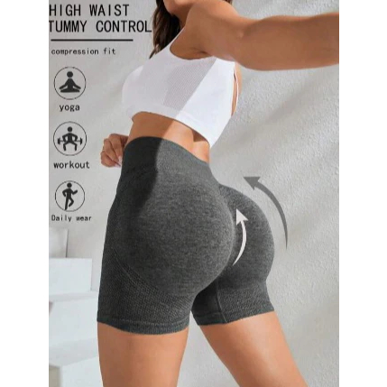 Short Legging Academia Feminino Cintura Alta Levan