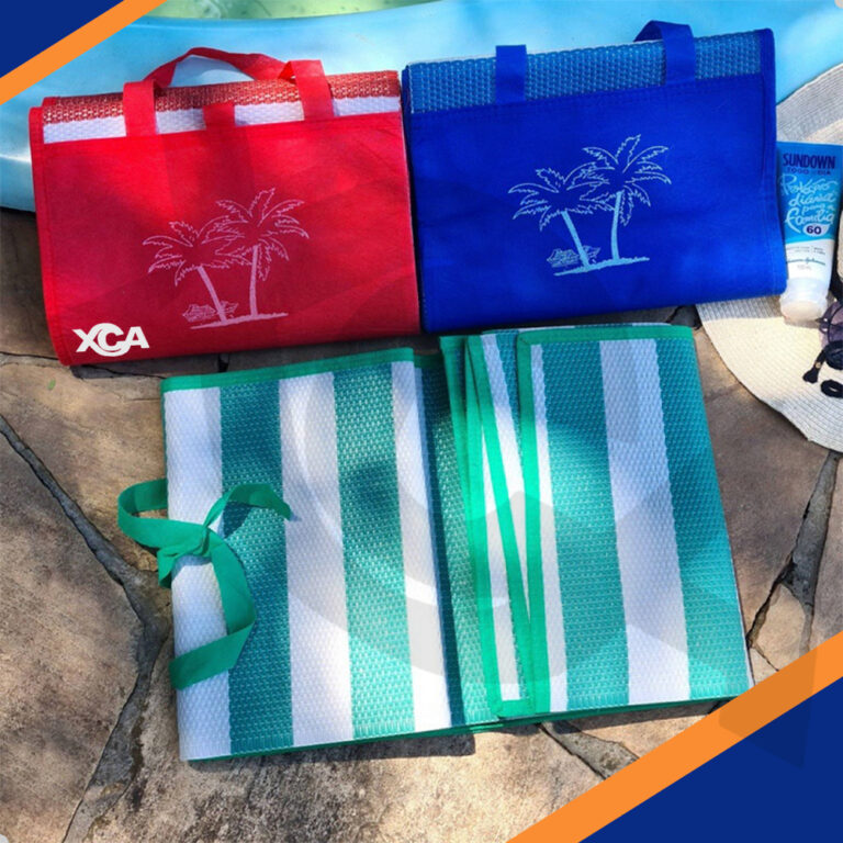 Esteira Dobrável De Praia E Camping Vira Bolsa Po